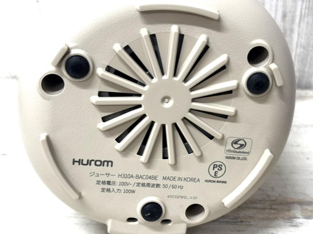 HUROM ヒューロム ミキサー スロージューサ H310A-BAC04BE
