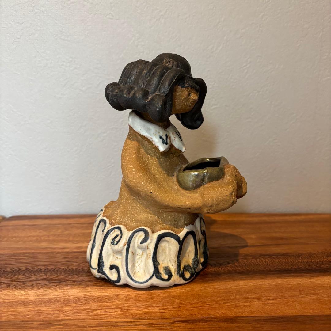 Metlox Poppet vintage ceramic girl 陶器