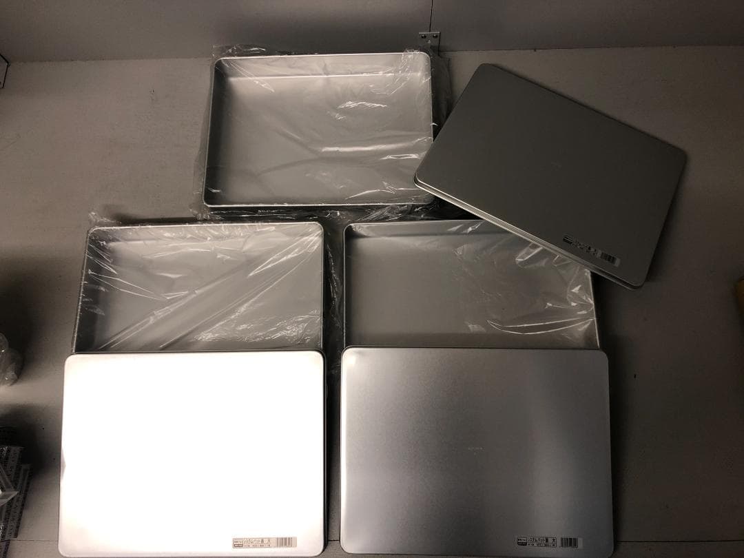蓋付　3個　アカオアルミ　アルミ　システムバットL型　大 60　餃子バット⑴