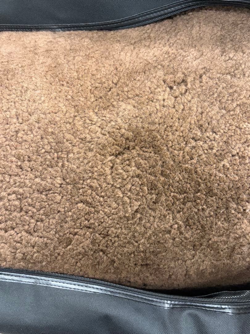 新品未使用品◉日本ムートンクリンプシーツ 100×200cm ブラウン