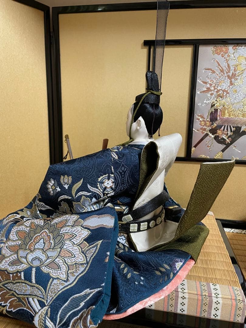 豪華なひな人形　親王飾り　①京都西陣 お雛様 雛人形フルセット　サイズ大120㎝