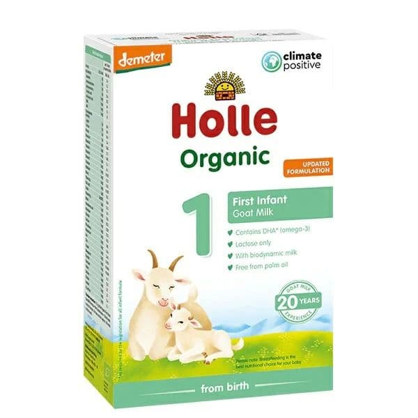ホレ Holle ヤギ オーガニック 粉ミルク Step1 x 2箱セット