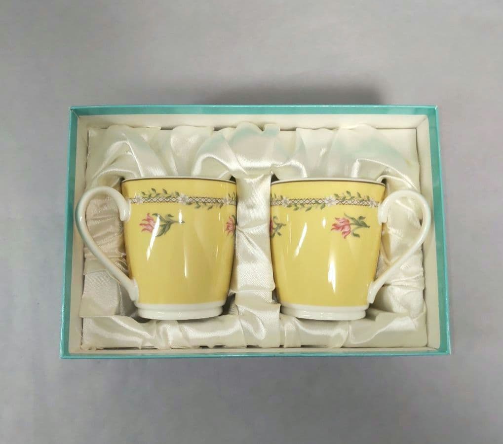 TIFFANY & Co. ティファニー ピンクチューリップ 皿マグカップセット