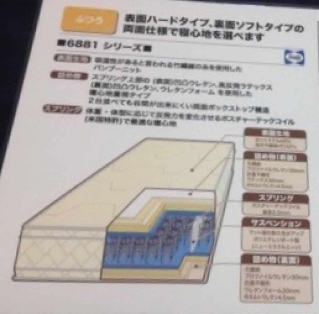 【送料込み】【Sealy】ポスチャーテックコイルマットレス シングル