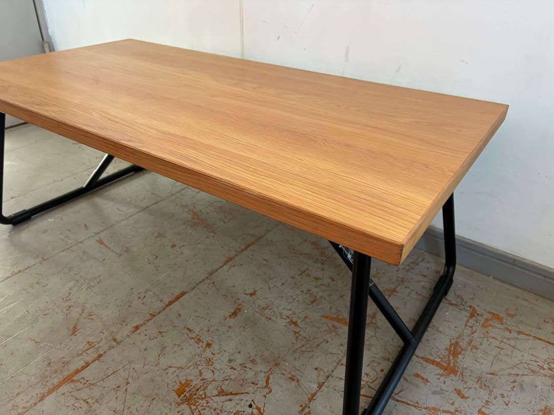MUJI 無印良品 折りたたみローテーブル オーク材 90cm 廃盤品　希少