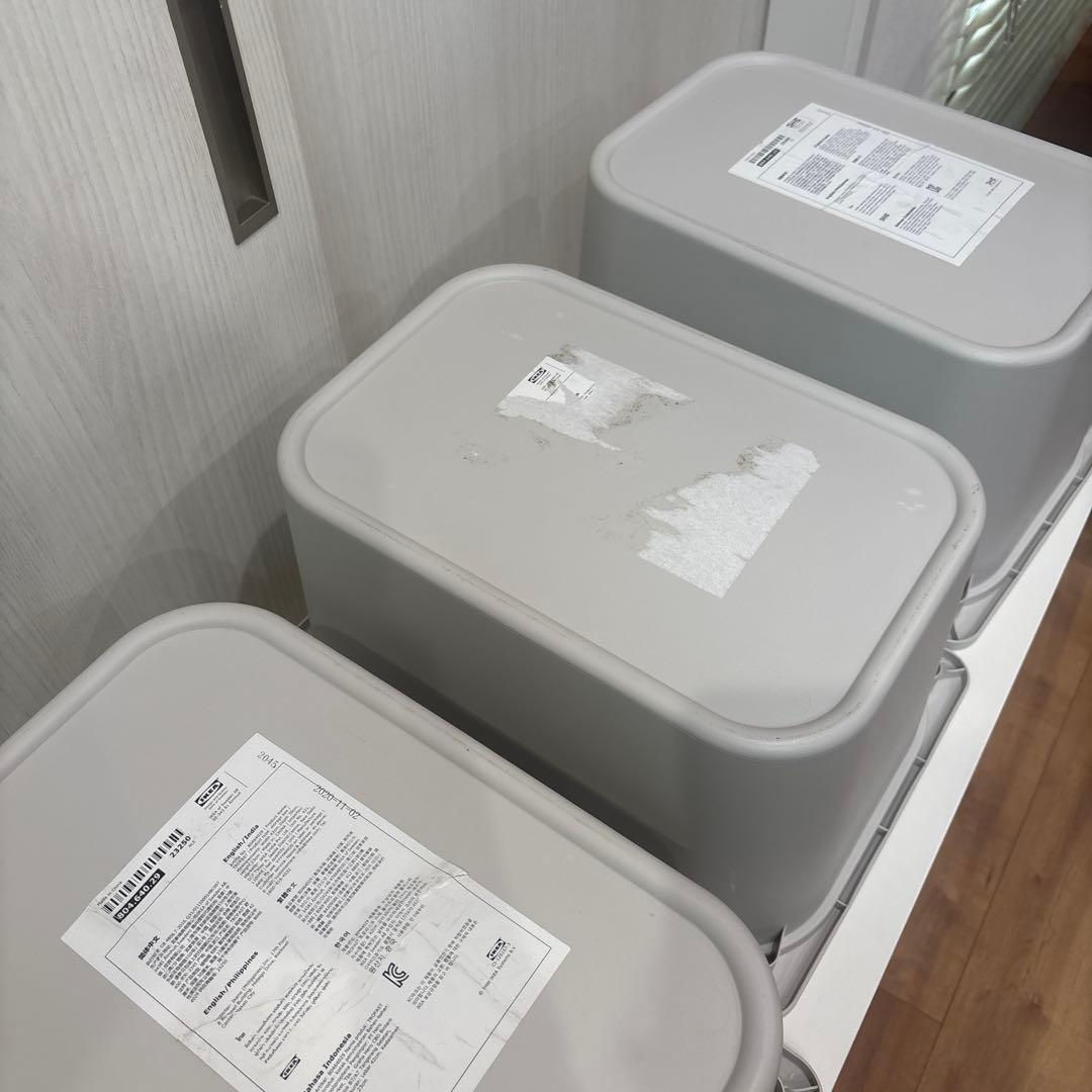 18日までお値下げ。IKEA トロファスト　ホワイト収納棚