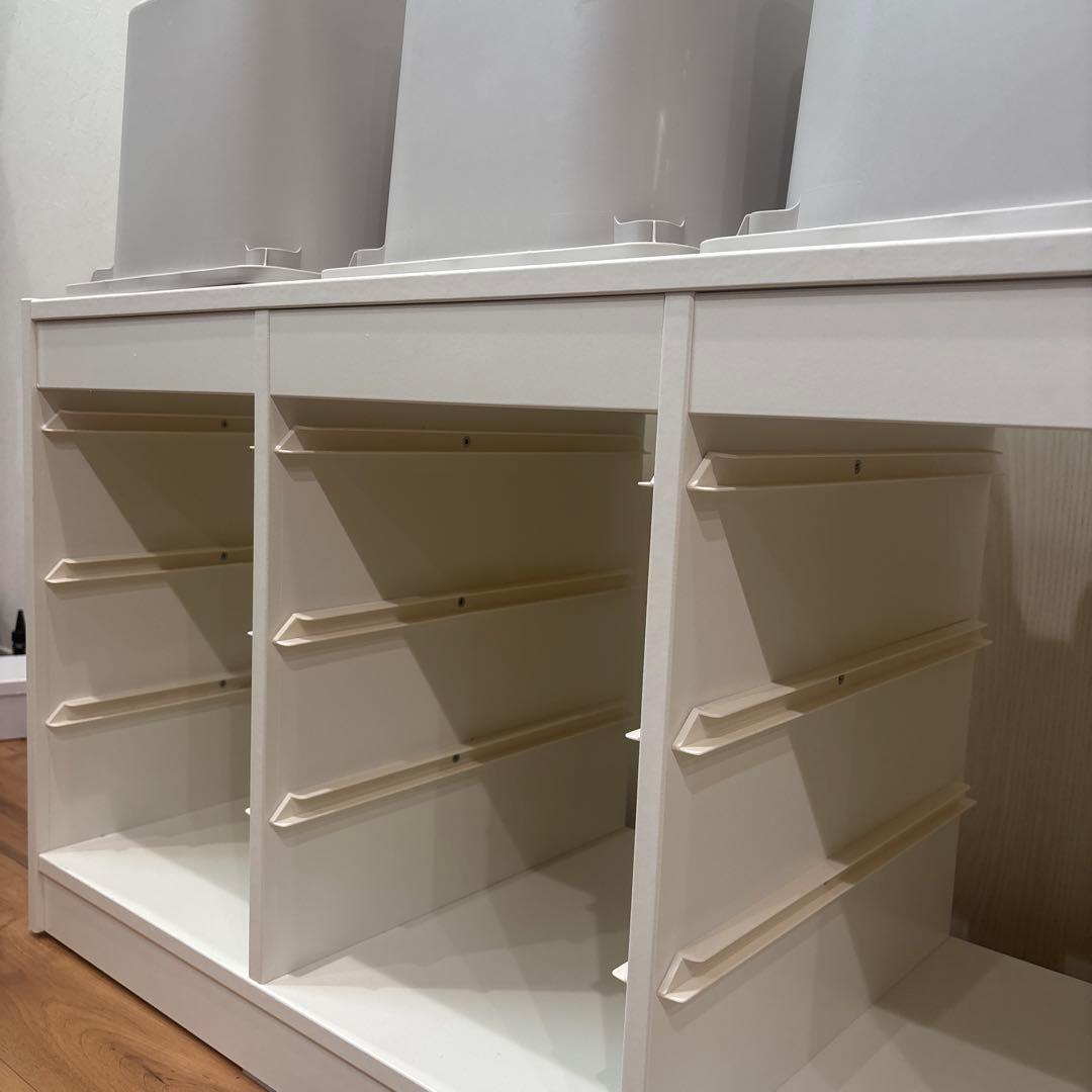18日までお値下げ。IKEA トロファスト　ホワイト収納棚