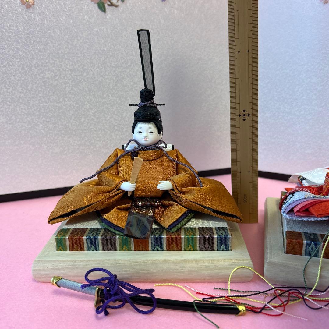 芥子雛　雛人形　お雛様　ミニ雛　衣装着　内裏雛　ふらここ　ひととえ　好きな方に