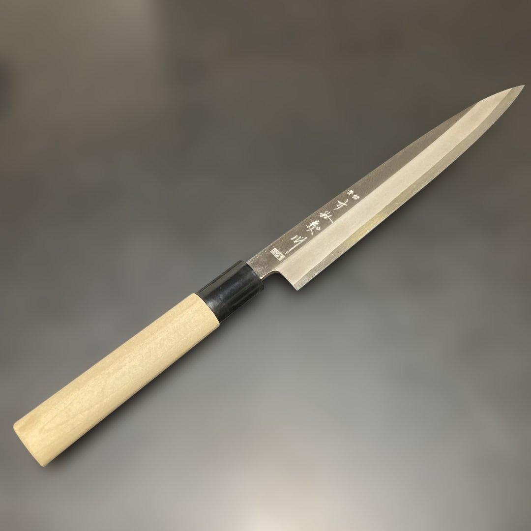 柳刃包丁 21cm 東京すみだ川　新品未使用　ビンテージ　自宅長期保管美品