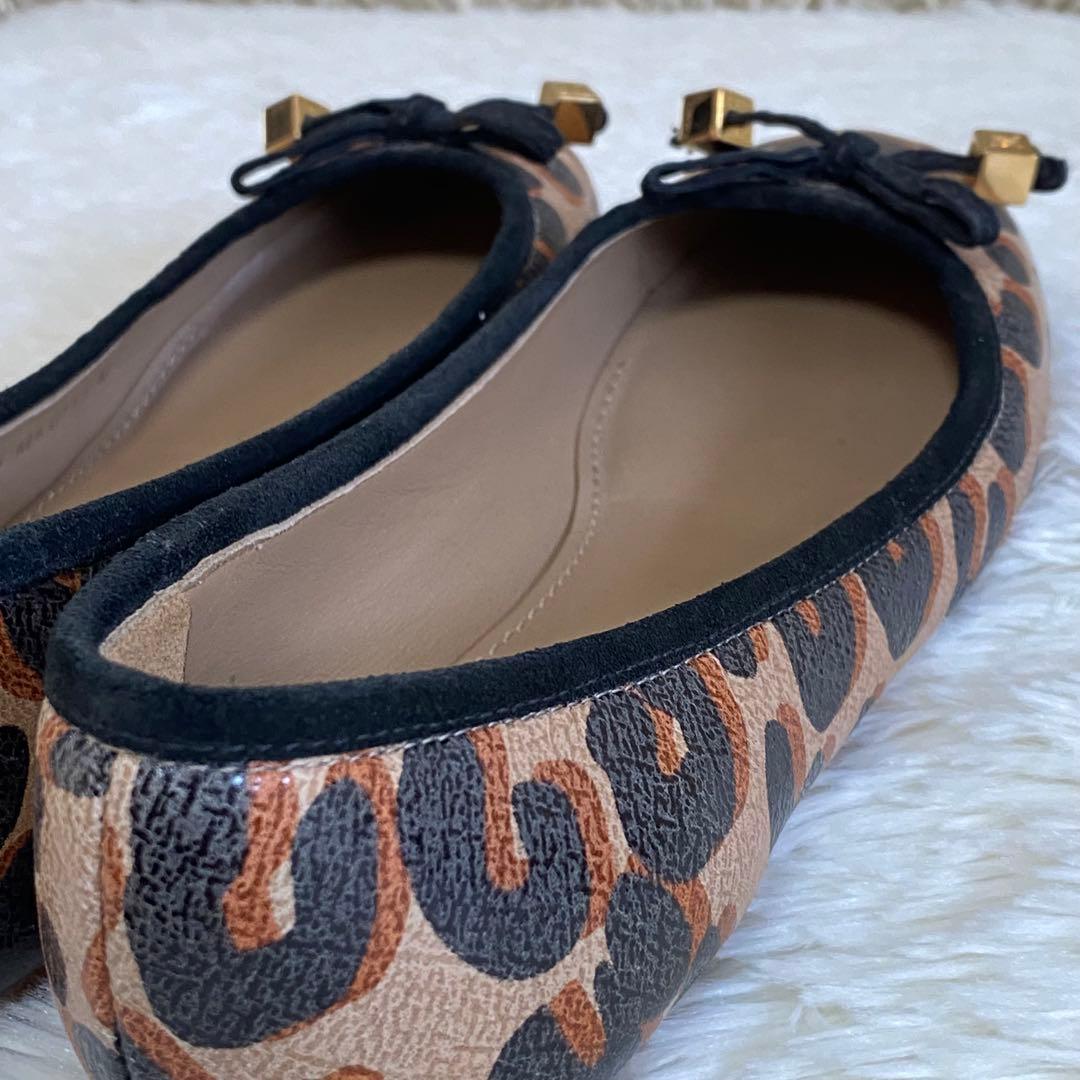 ✨美品✨LOUIS VUITTON ルイヴィトン フラットシューズ レオパード柄