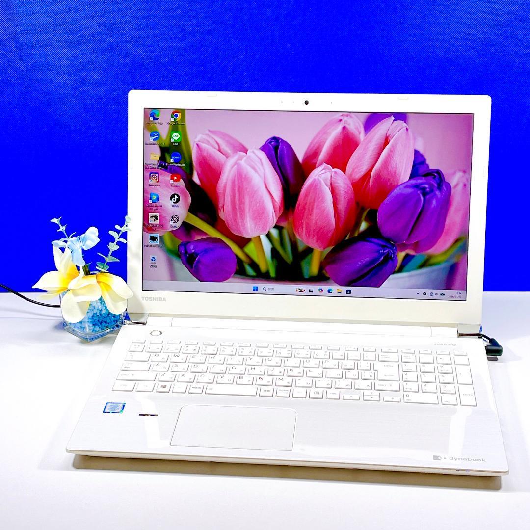 SSD✕Corei7で快速✨事務作業最適✨ブルーレイOKカメラ付ノートパソコン✨
