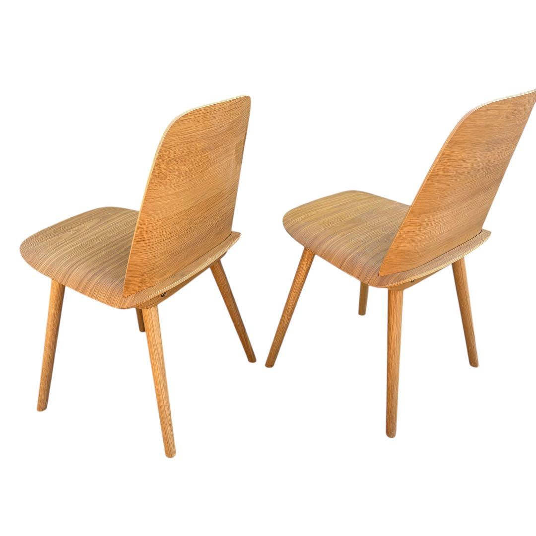 【美品】muuto ムート Nerd Chair ナードチェア オーク 2脚分③