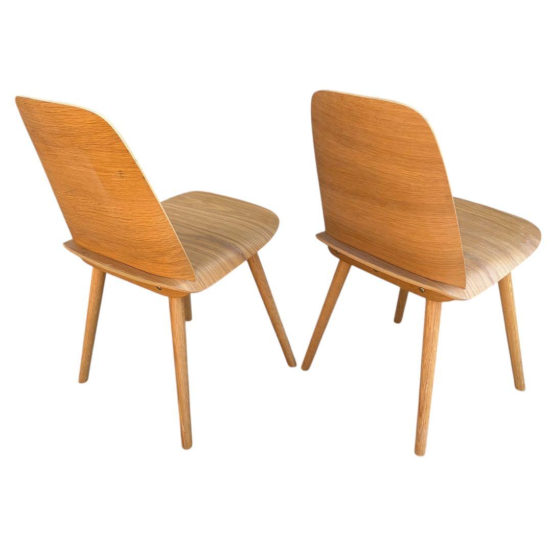 【美品】muuto ムート Nerd Chair ナードチェア オーク 2脚分③