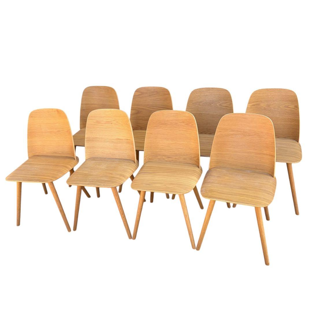 【美品】muuto ムート Nerd Chair ナードチェア オーク 2脚分③