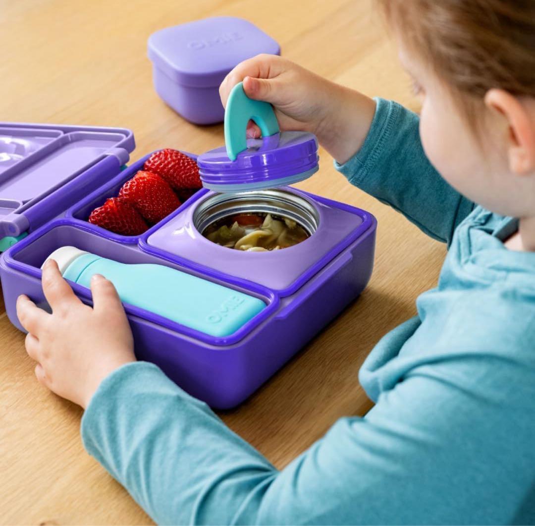 OMIE 子ども用弁当箱 パープル