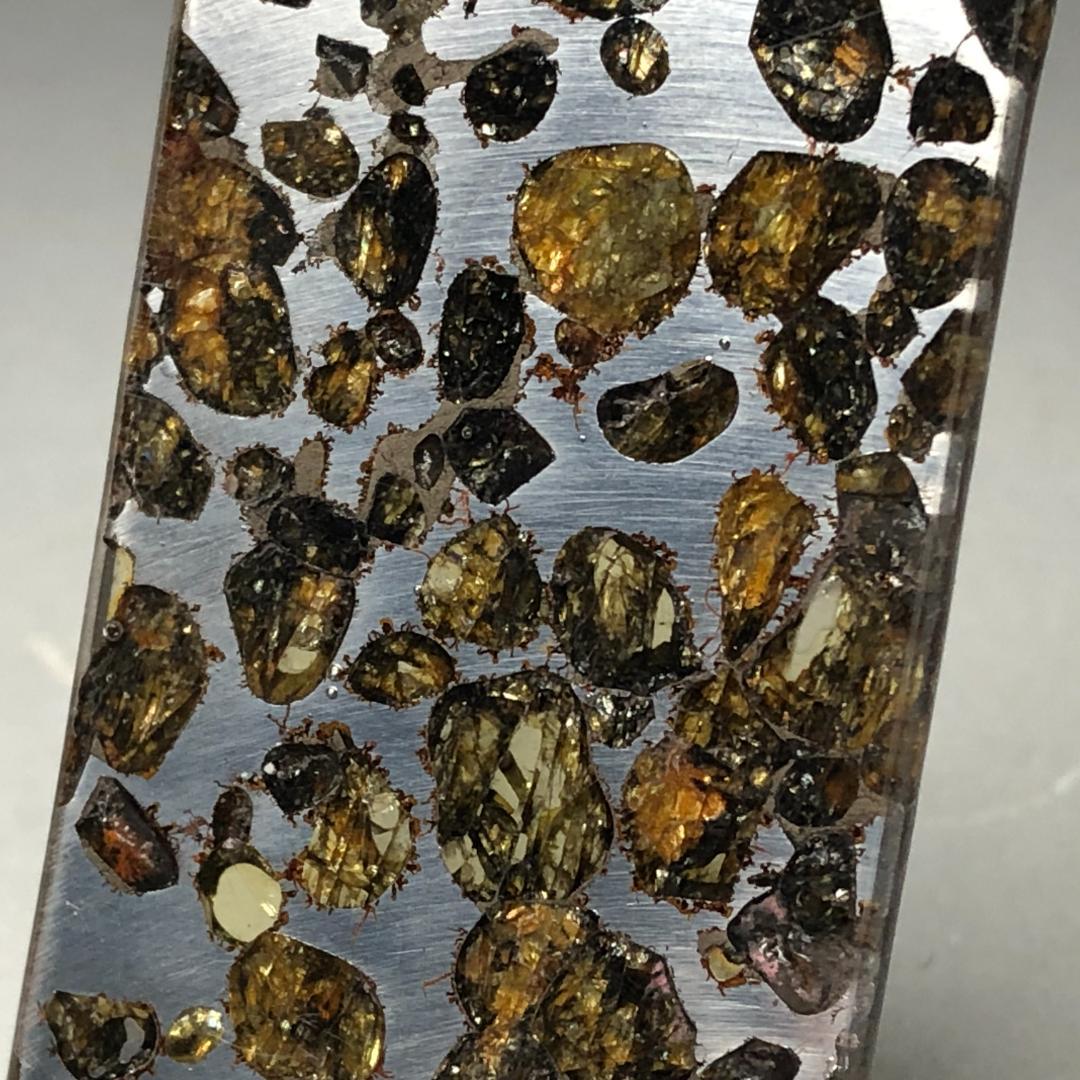 山*リ様 パラサイト隕石 隕石　石鉄隕石　セリコ隕石 美品　重さ約11ｇ　共箱