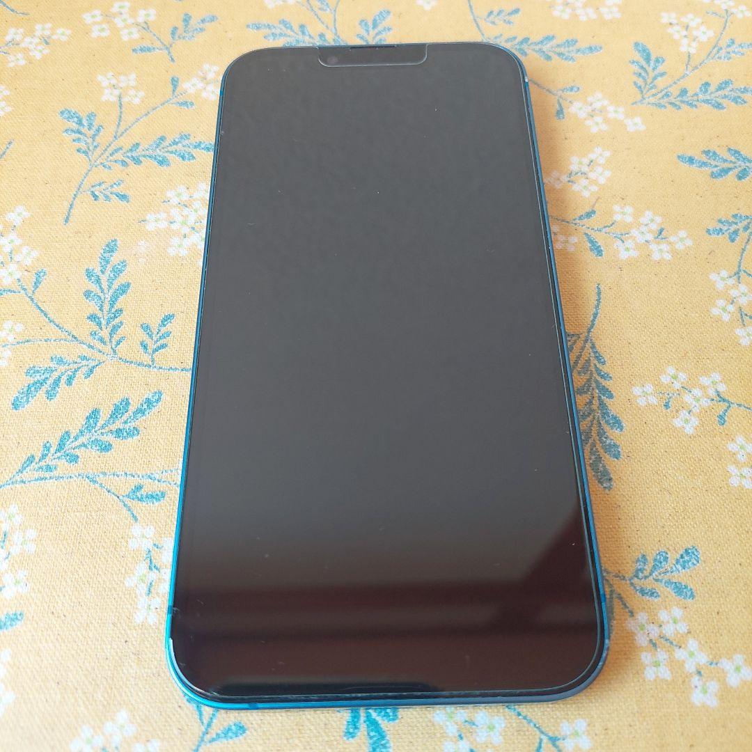 Apple iPhone 13 本体 ブルー　128GB　iFaceケース付き