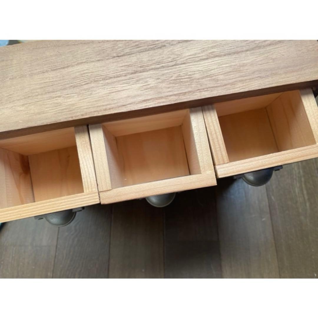 木製　小物入れ　コレクションボックス　アンティーク　インテリア　レトロ　小箪笥