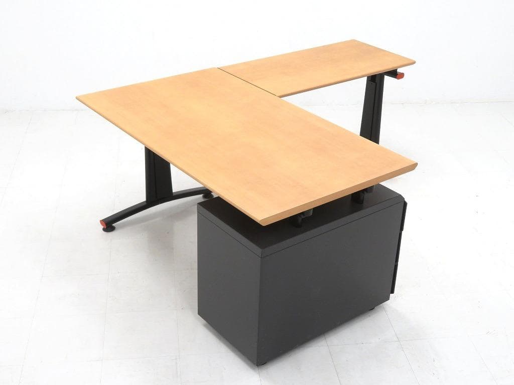 knoll ノール　ビンテージ　L型デスク　書斎机　モダン　エグゼクティブデスク