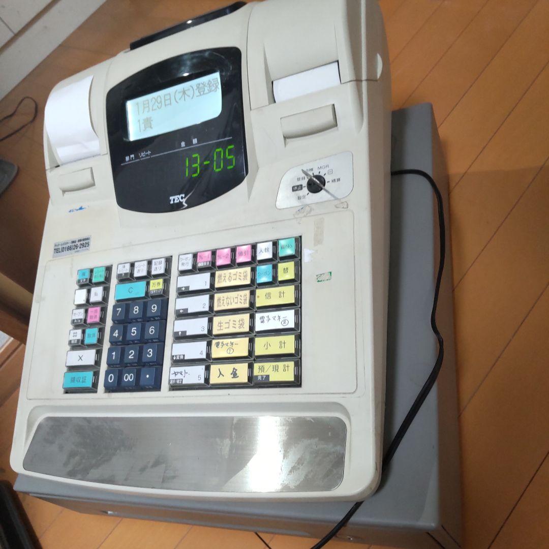 TEC レジスター デジタル表示　中古品　使用感あり　動作確認済み