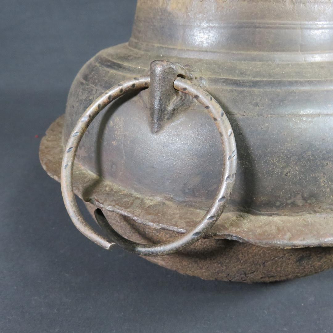 茶釜 錆 茶道具 茶器 お稽古 茶の湯 木箱 天明釜 木箱 共箱