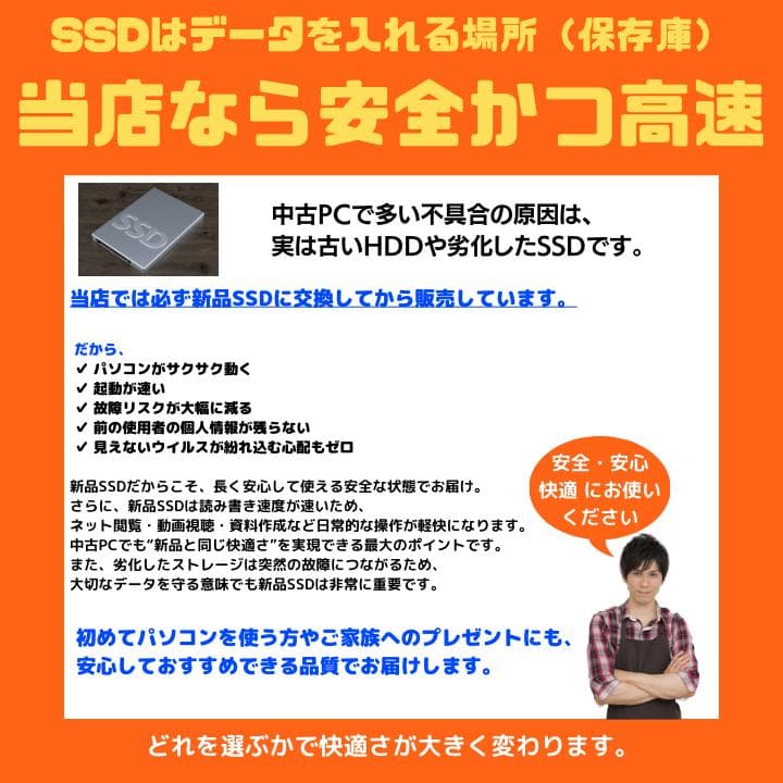 【i7×16GB×新品SSD✨】NEC／豪華アプリ／すぐ使える✨N704