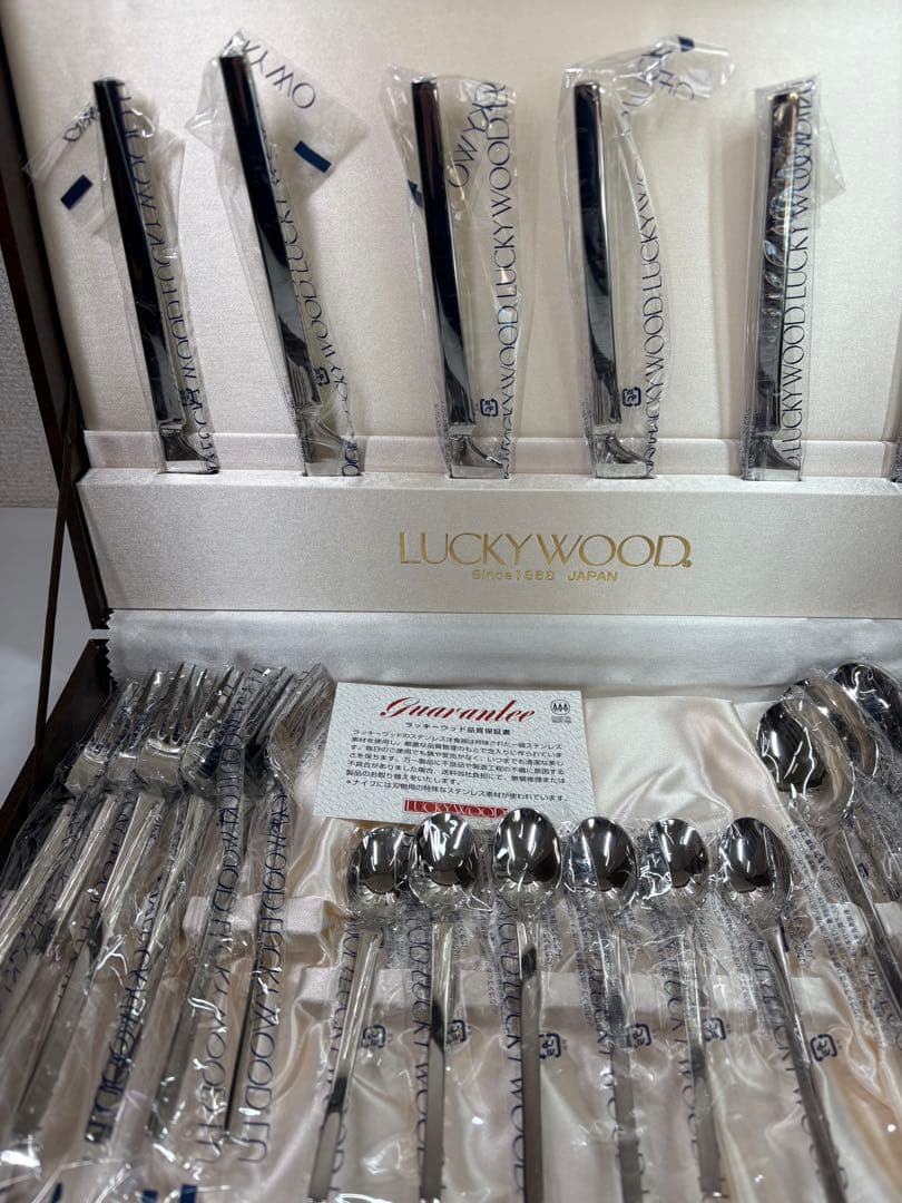 LUCKYWOOD ラッキーウッド　小林工業　カトラリーセット　20PCS