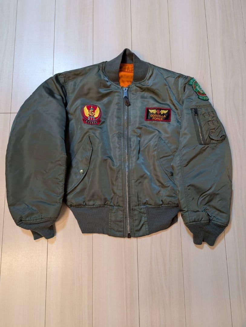 ALPHA コレクション放出【VSゴジラGフォース仕様】MA-1　USA製