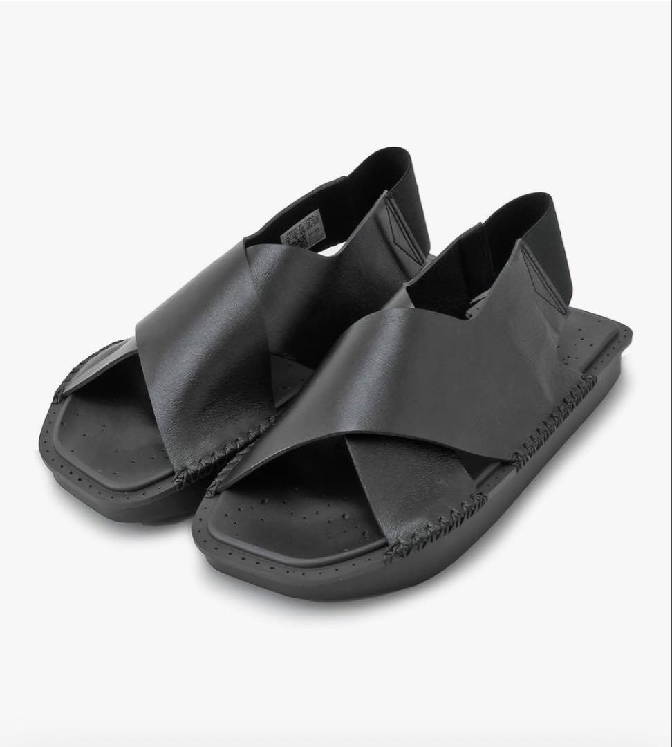 Y-3 レザー サンダル ブラック　28.5cm