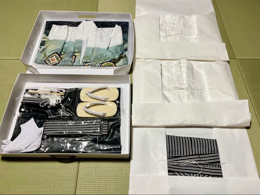 【美品】七五三 着物 5歳 男の子 袴フルセット