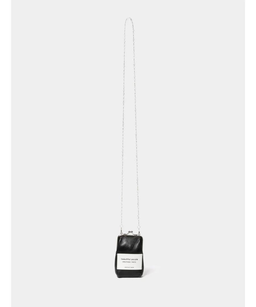beautiful people mini clasp pouch ブラック