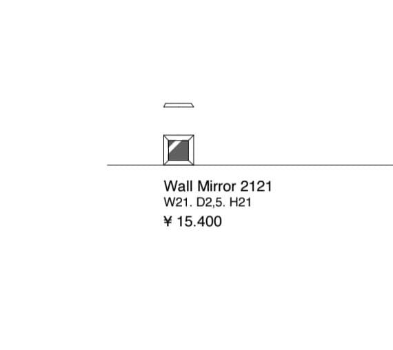 鏡 HIRASHIMA ORLO Wall Mirror
