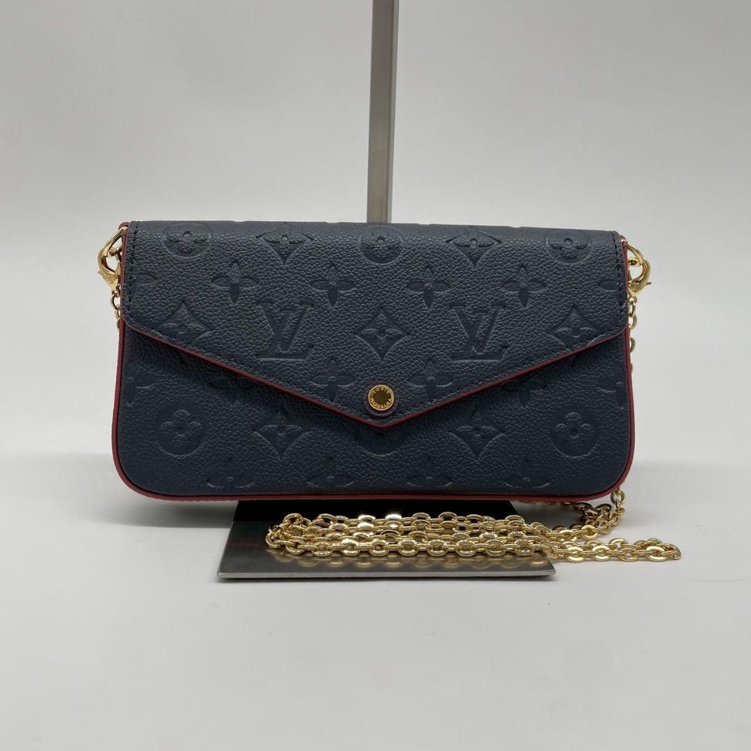 新品同様✨ ルイヴィトン チェーンウォレット フェリシー アンプラント マリーヌ