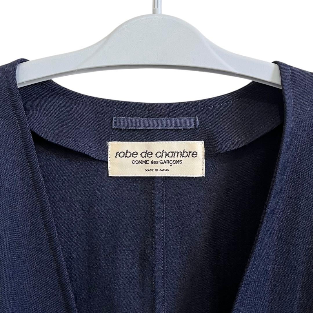 80s robe de chambre コムデギャルソン ノーカラージャケット