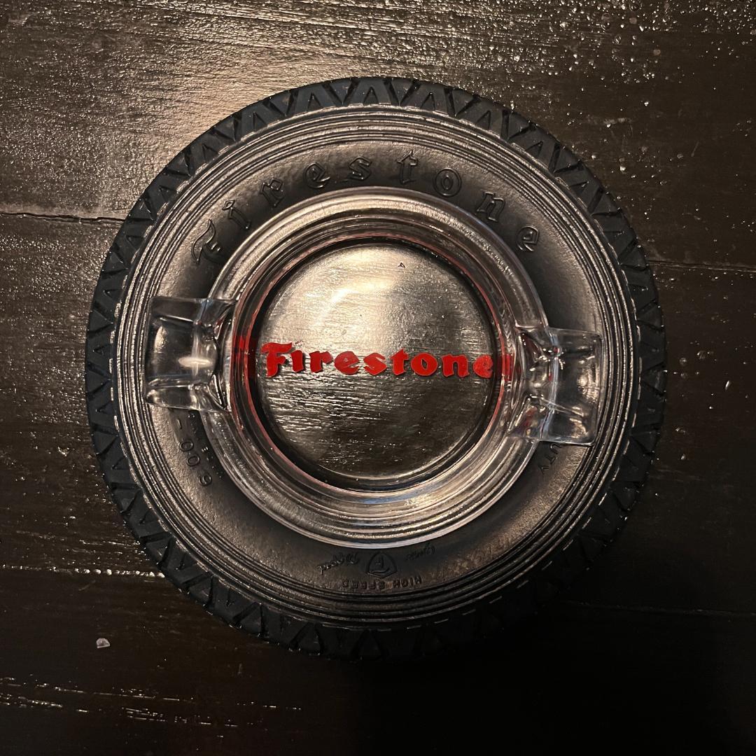 ビンテージ Firestone 灰皿 ファイヤーストーン