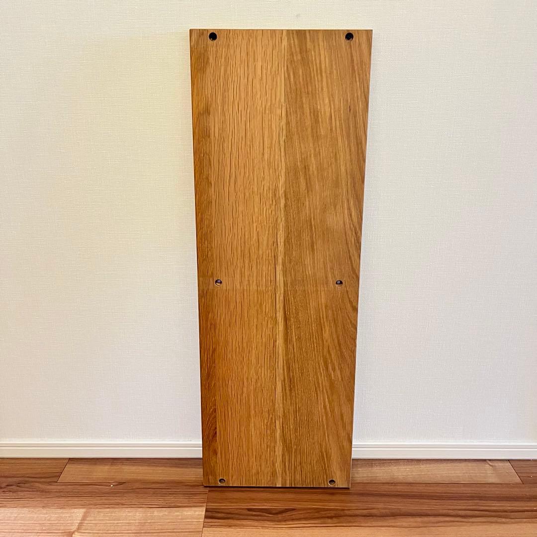 無印 MUJI／スタッキングシェルフ／追加２段／オーク材／中古