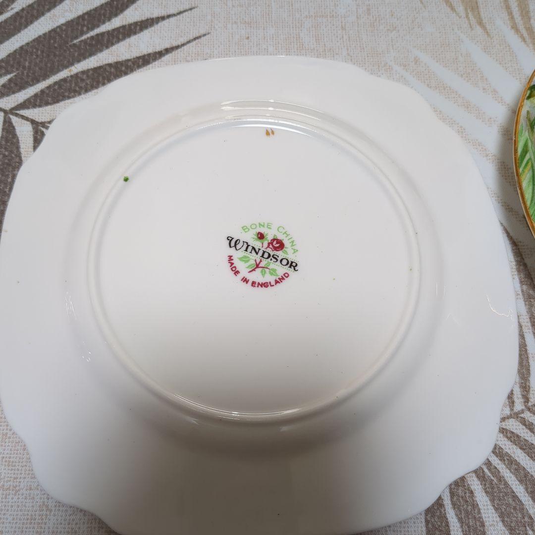 ヴィンテージ食器　レア物！【フランス・イギリス　ウィンザー窯等】3客セット販売