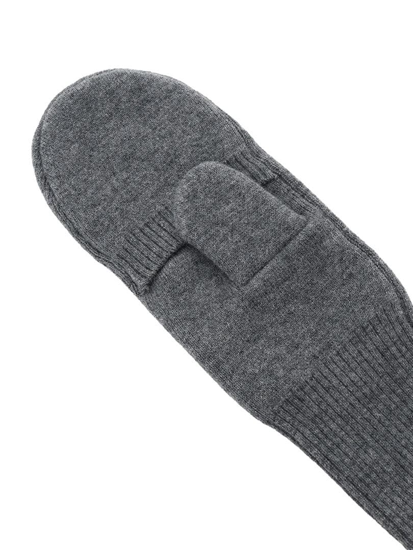 【NKNIT】KNIT mittens /グレー/ニットミトン