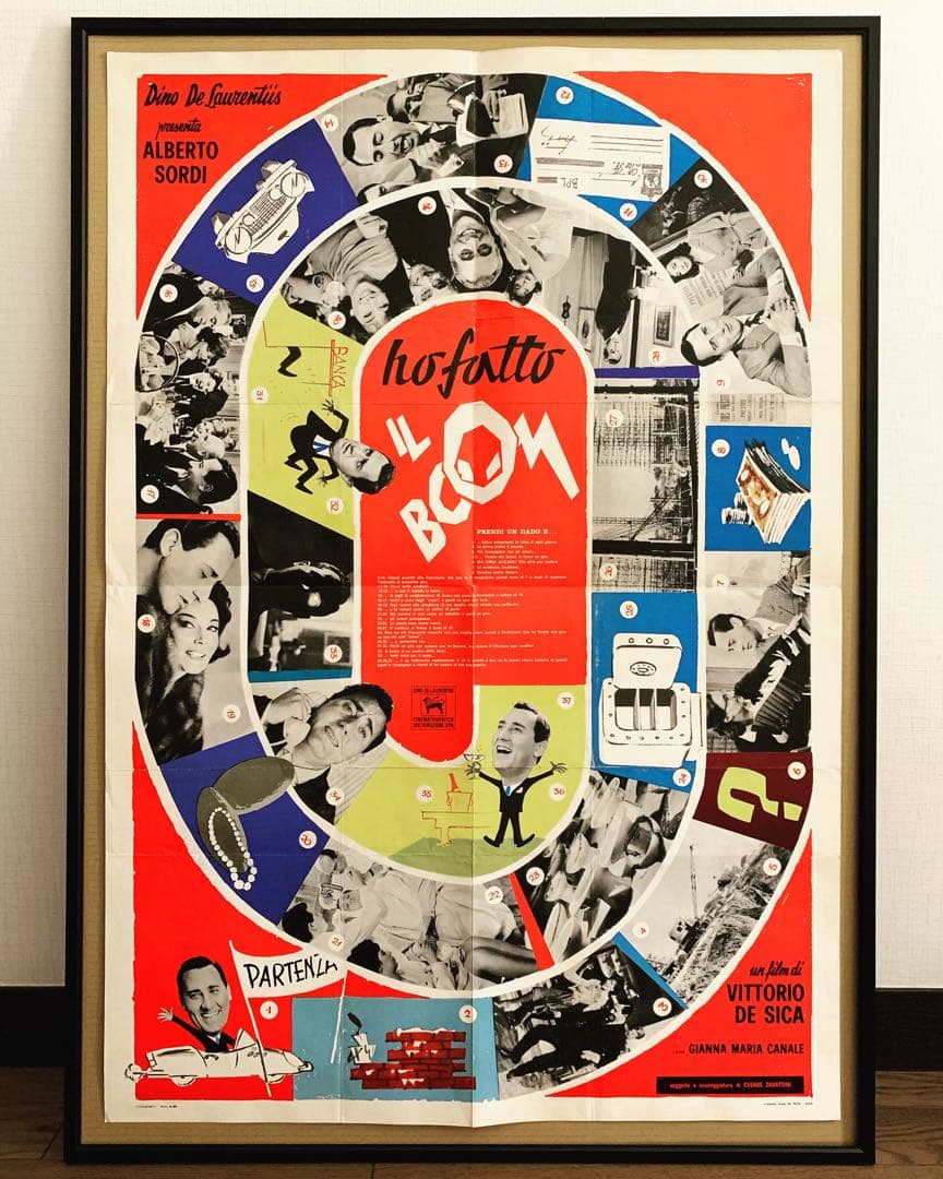 ★イタリア映画『Il Boom』(黄金の五分間) ポスター / 96×65cm