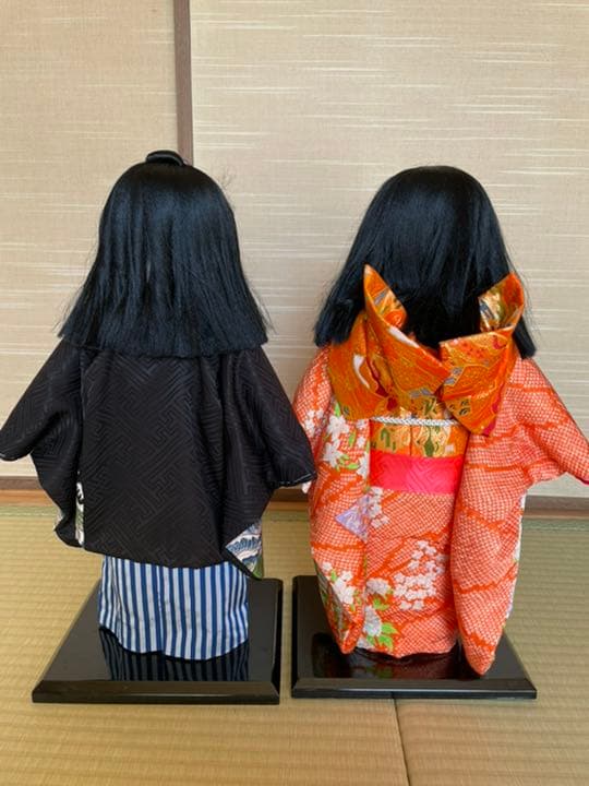 市松人形ペア