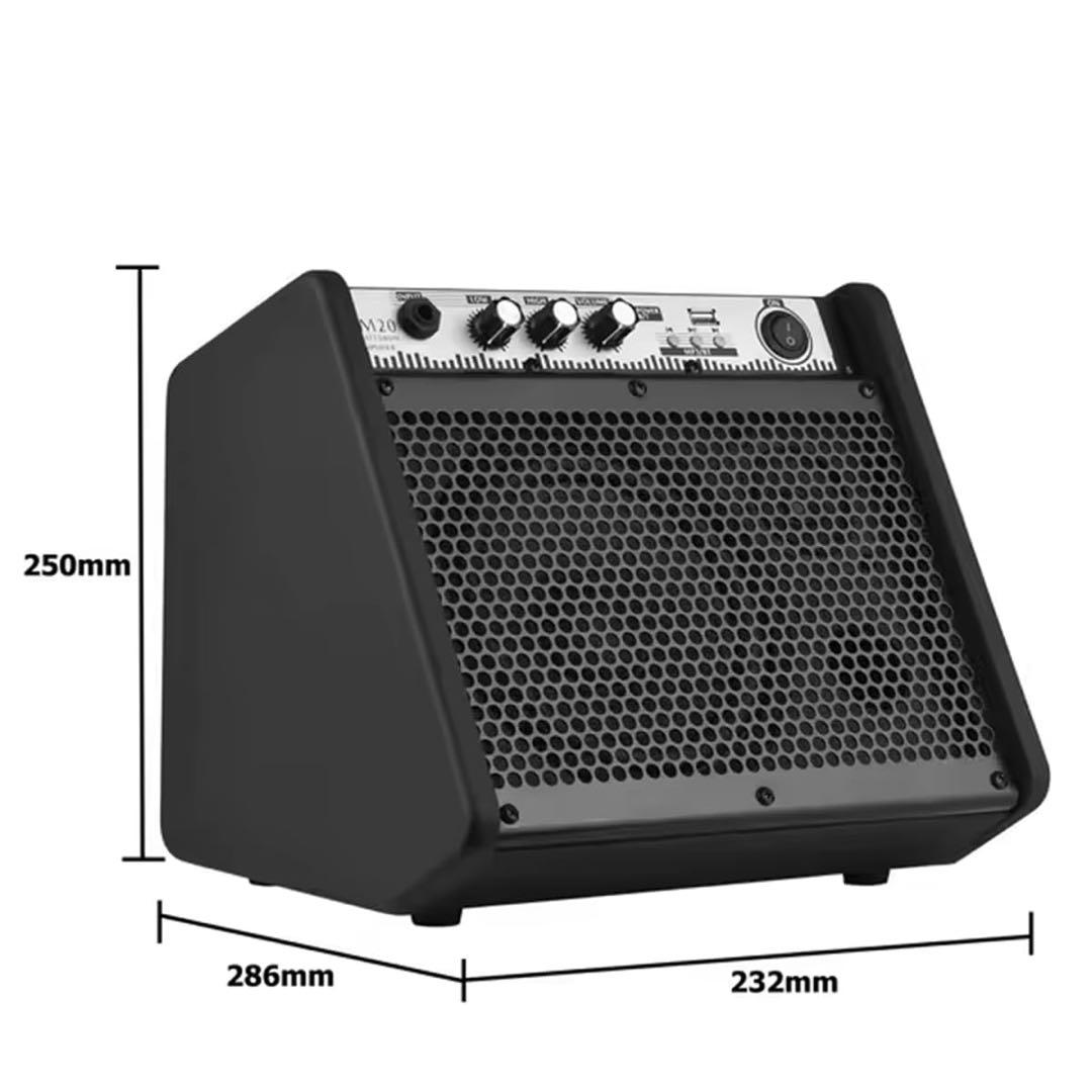 アンプ DM20 20W BT スピーカー パーソナルモニターアンプ 電気ドラム