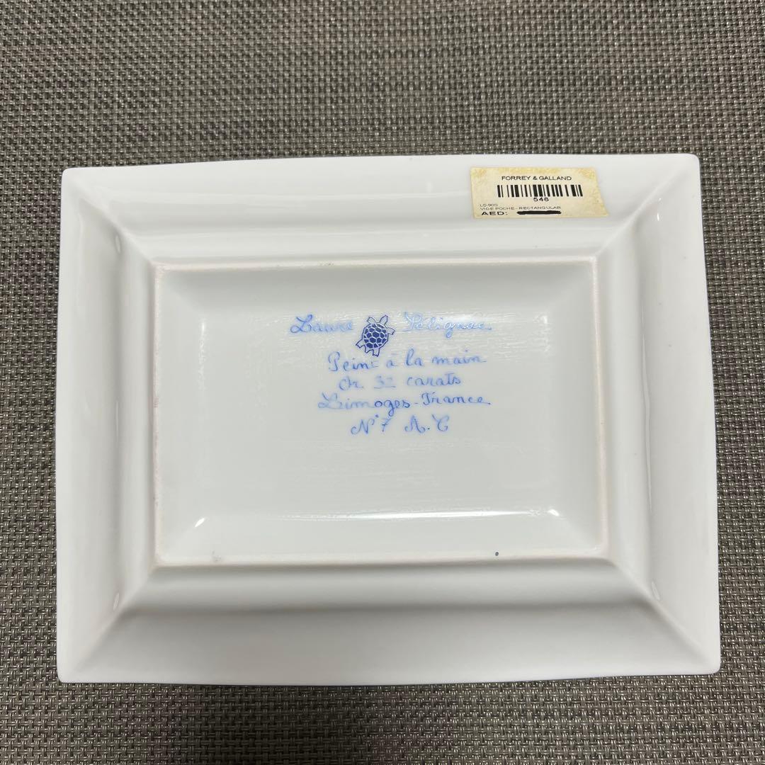 美品☆送料込み！！ ロールセリニャック 小物皿 箱付きピンク 蝶々