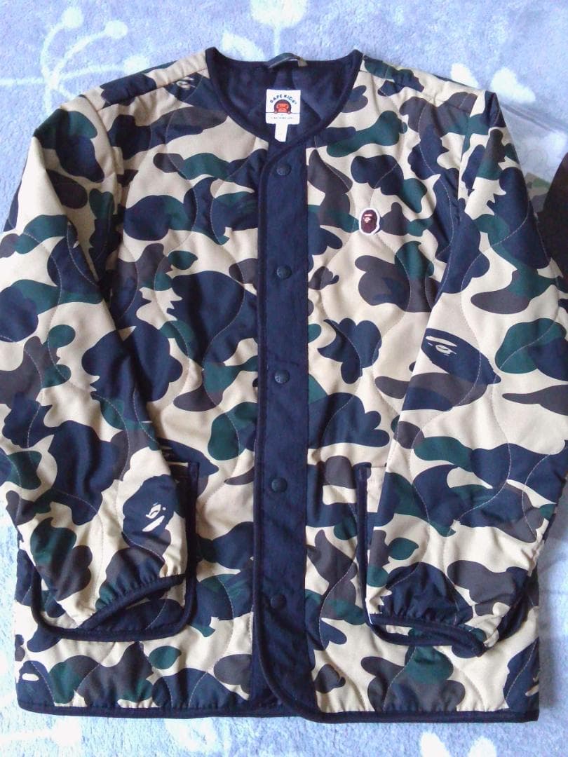 BAPE KIDS １ST CAMO キルティングジャケット １４０