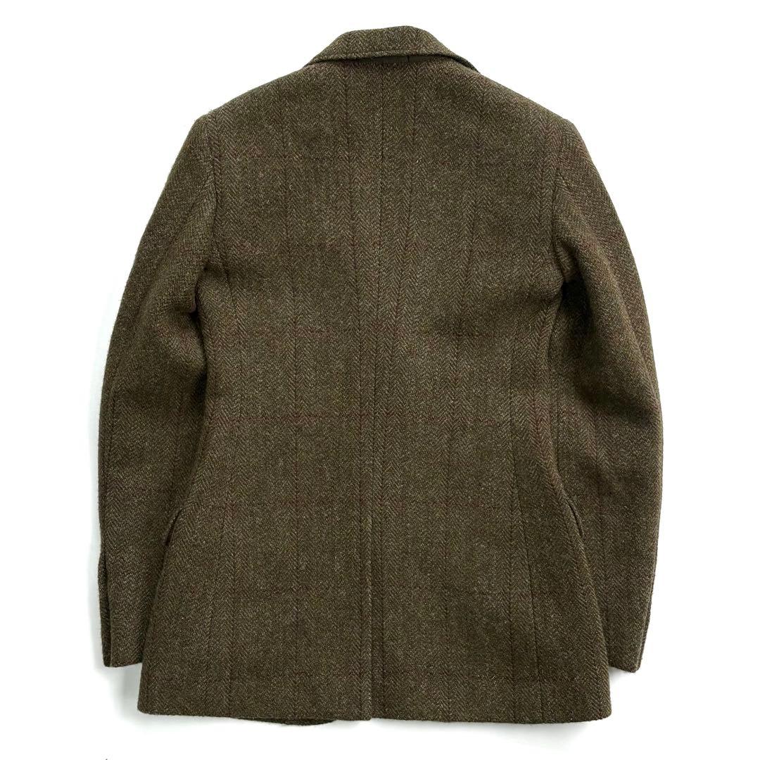 美品 RRL ツイードテーラードジャケット W32 ヘリンボーン イタリア製