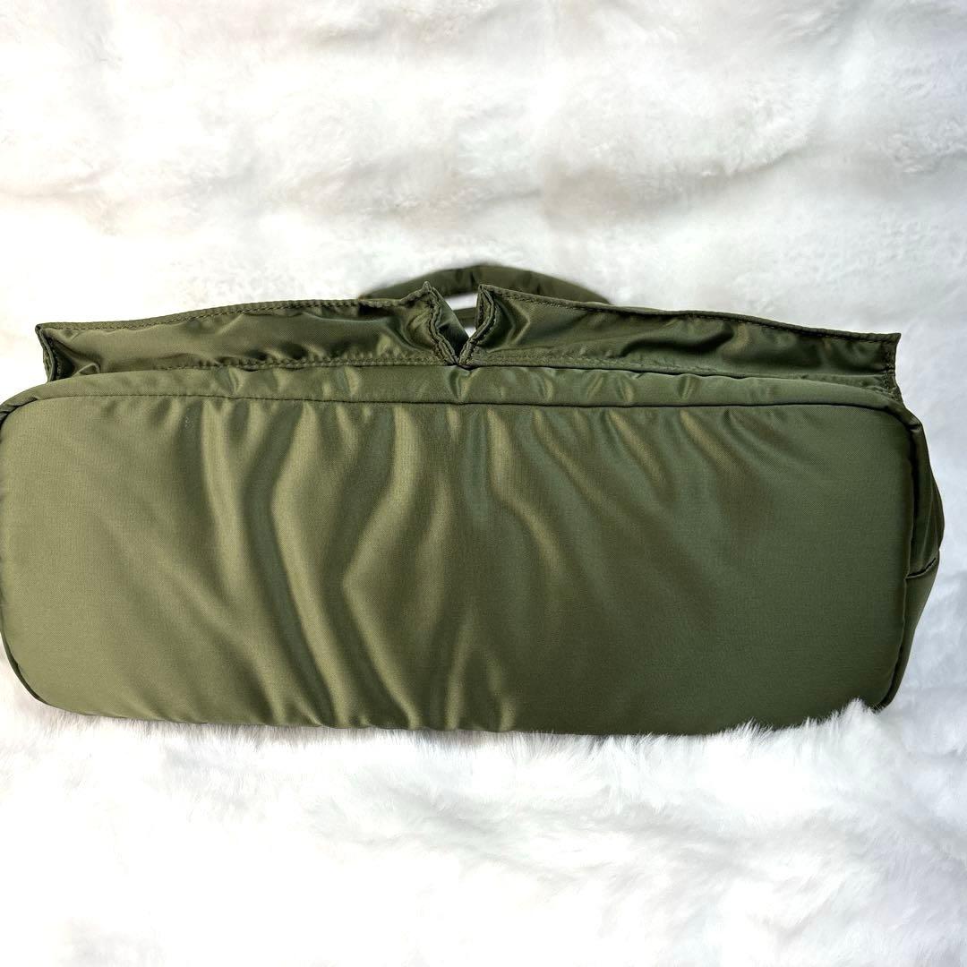 【極美品】PORTER ポーター タンカー トートバッグ セージグリーン