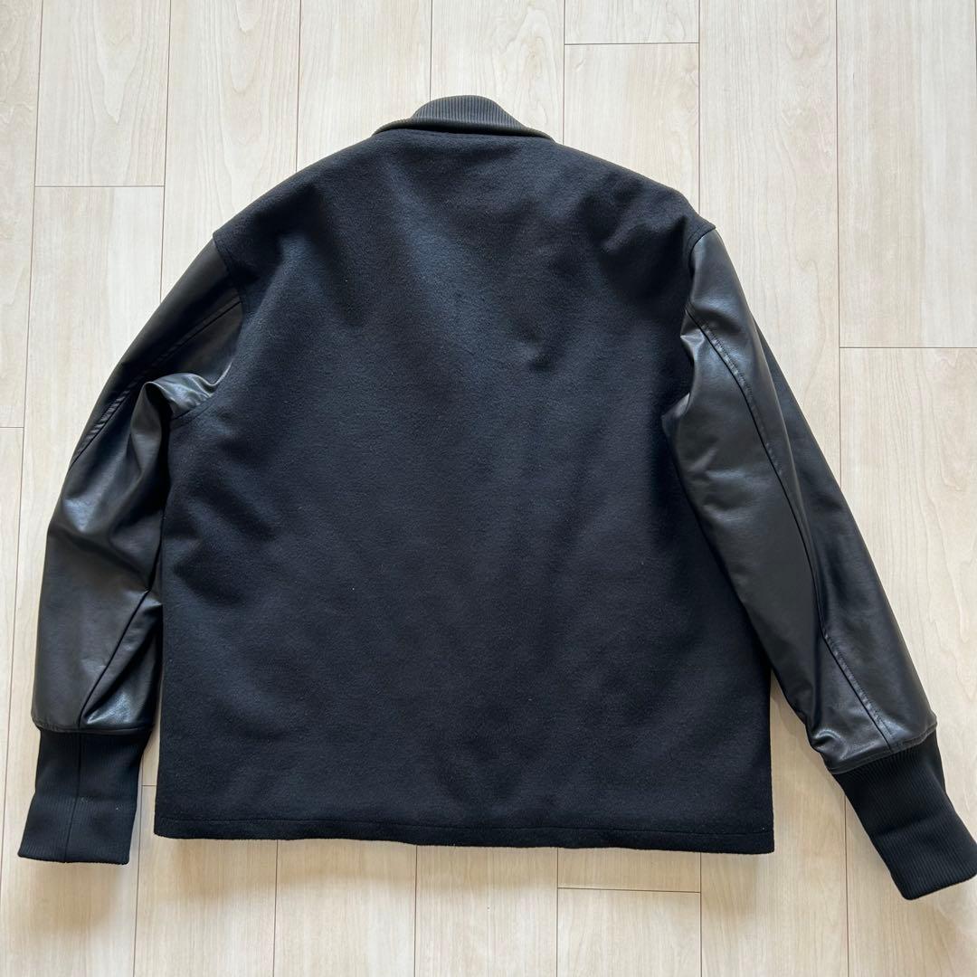 24AW 美品 B.C STOCK タスマニアウールバーシティジャケット 黒L