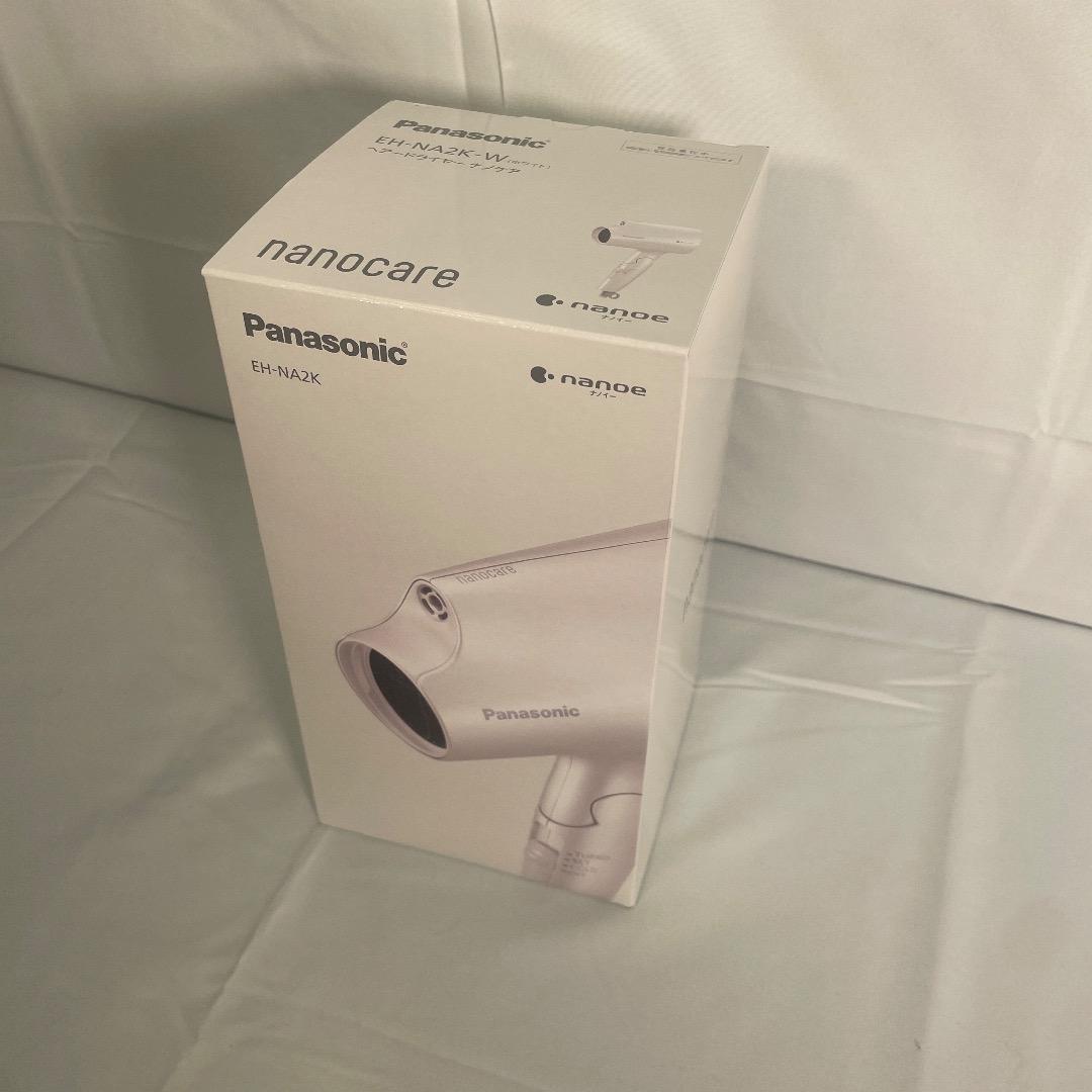 Panasonic EH-NA2K-W 新品ヘアドライヤー ナノケア 保証書付き