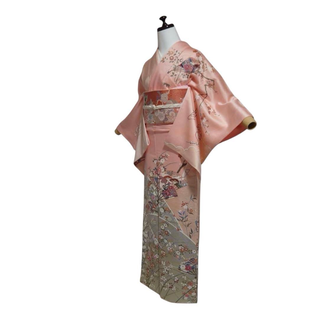 正絹　友禅　訪問着　フルセット 美品　袷　イ9981