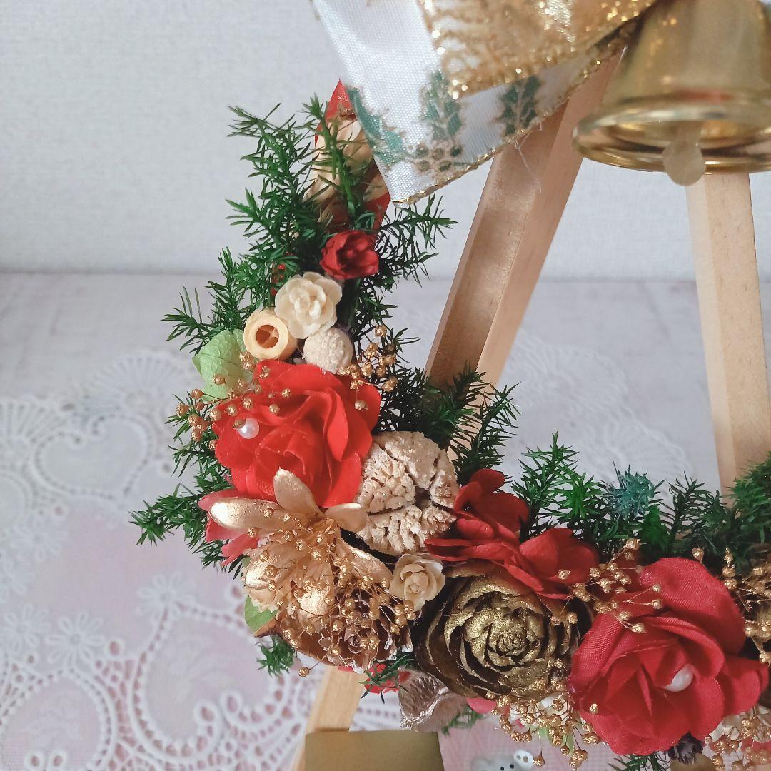 No168 おっきいリボンが超カワイイ❤︎クリスマスリース 2024