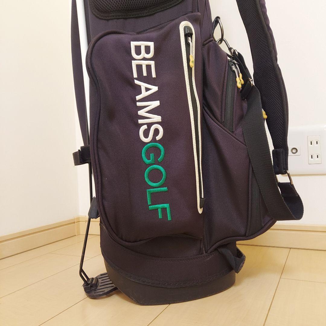 BEAMS GOLF ビームスゴルフ キャディバッグ スタンド ★ヘッドカバー付